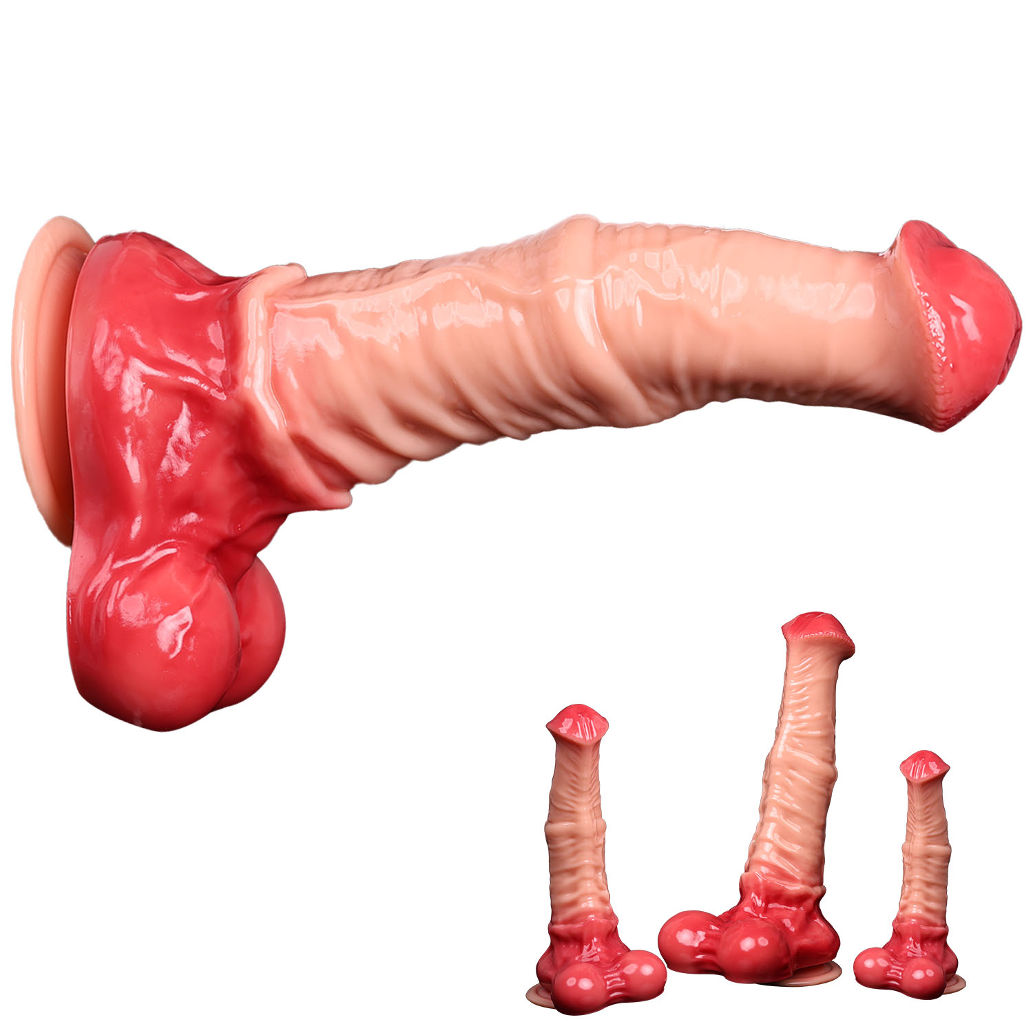 Lunge Line Horse - Enorme consolador anal con forma de