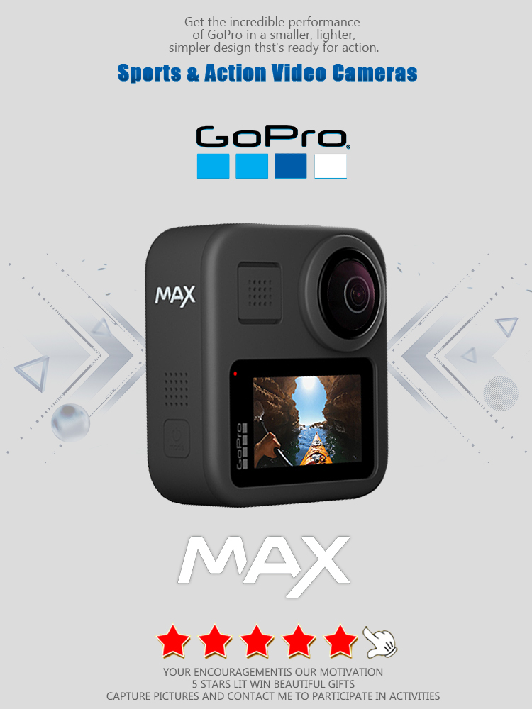 Outdoor Sport Live - Cámara de Acción GoPro MAX 360