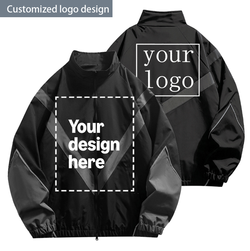 Outdoor Sport Logo - Chaqueta de Carreras con Cierre y