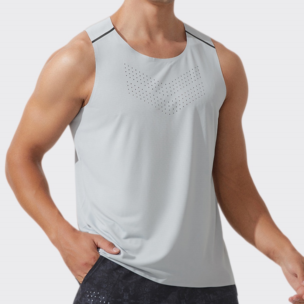 Outdoor Sport Logo - Camiseta Deportiva sin Mangas para Hombre,
