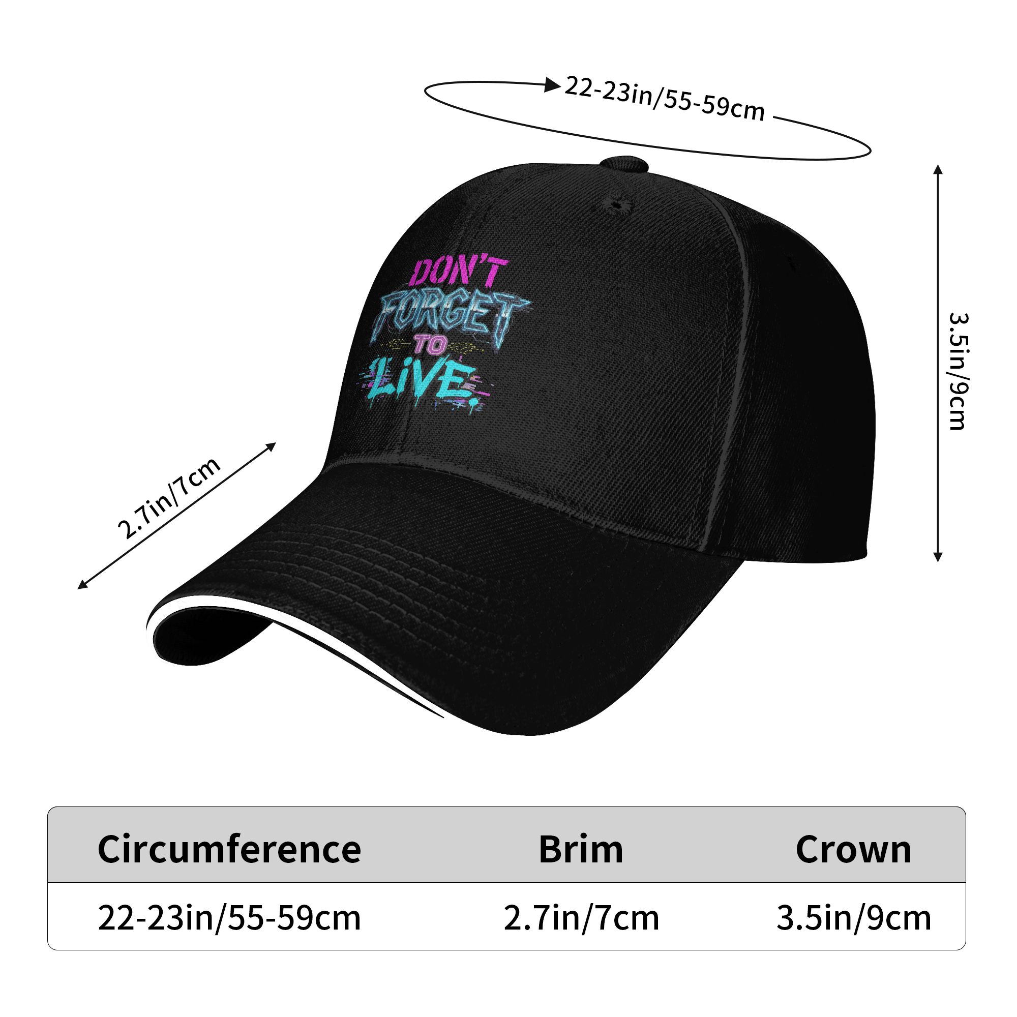 Gorra de béisbol Yungblud Don' - Outdoor Sport Live reseña y precio