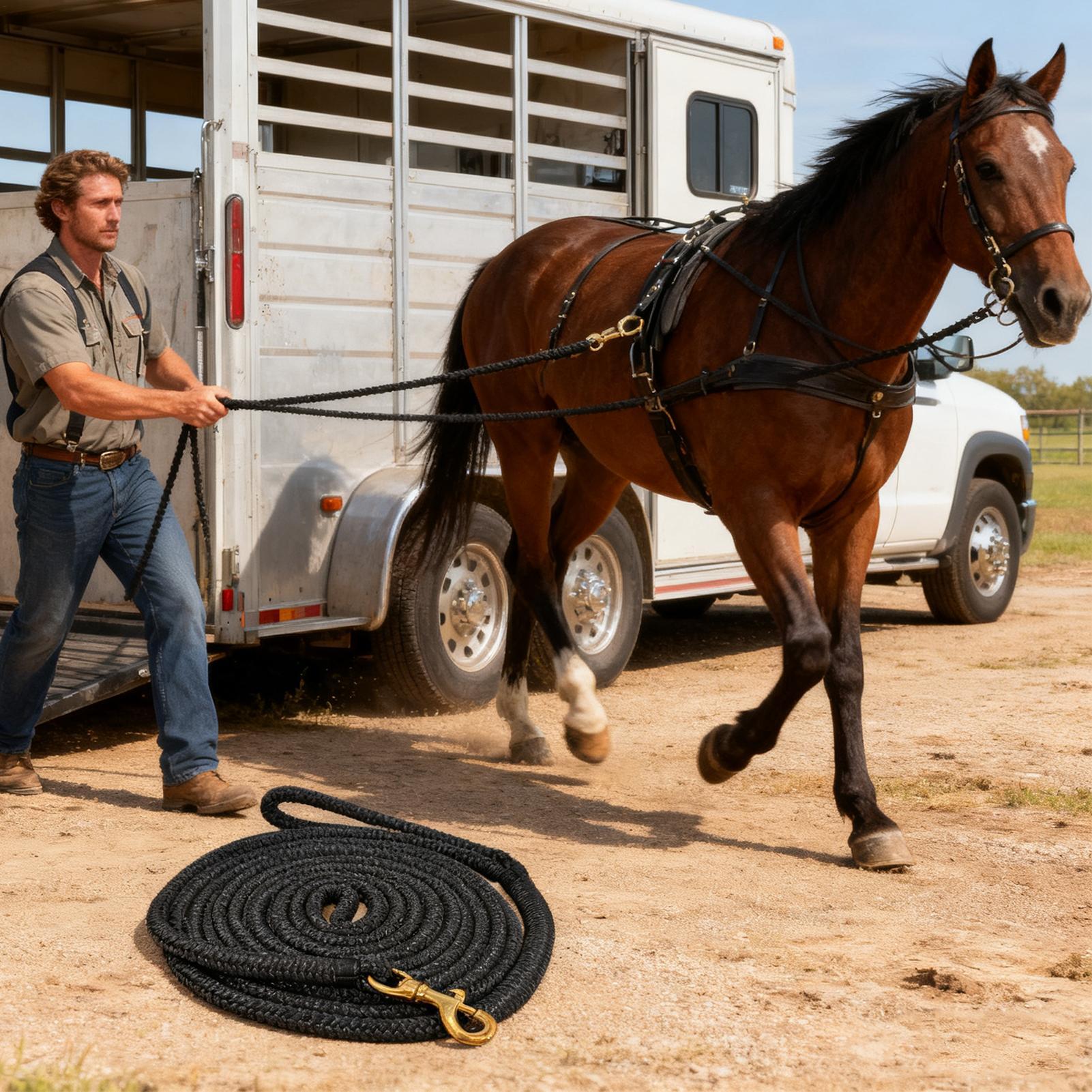 Línea de lunging para caballos - Lunge Line Horse reseña y precio